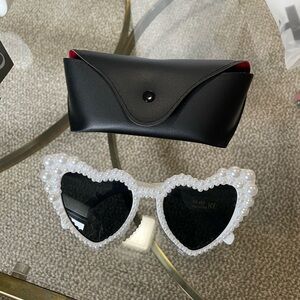 Pearl Heart Sunglasses